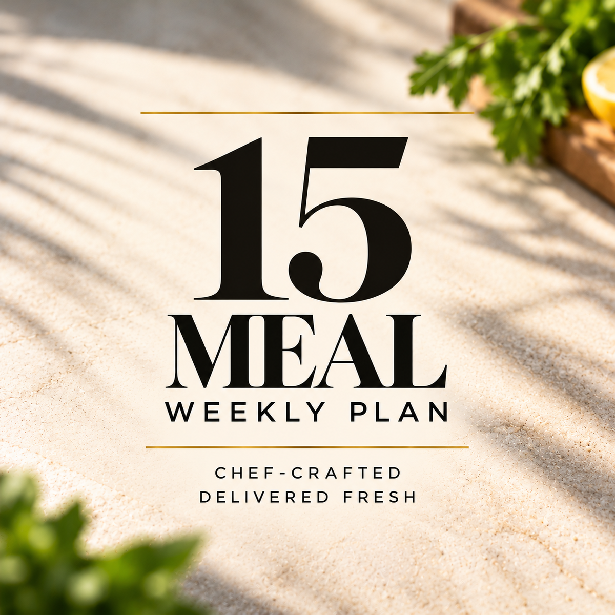 Sprezza Select; 15-Meal Weekly Plan