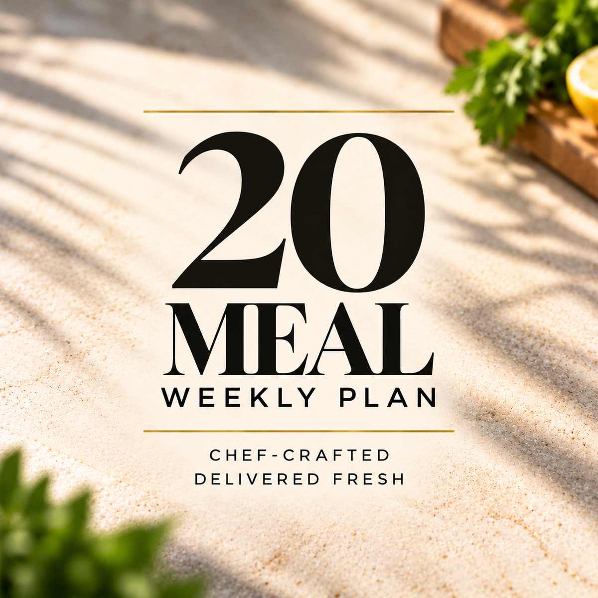 Sprezza Signature; 20-Meal Weekly Plan