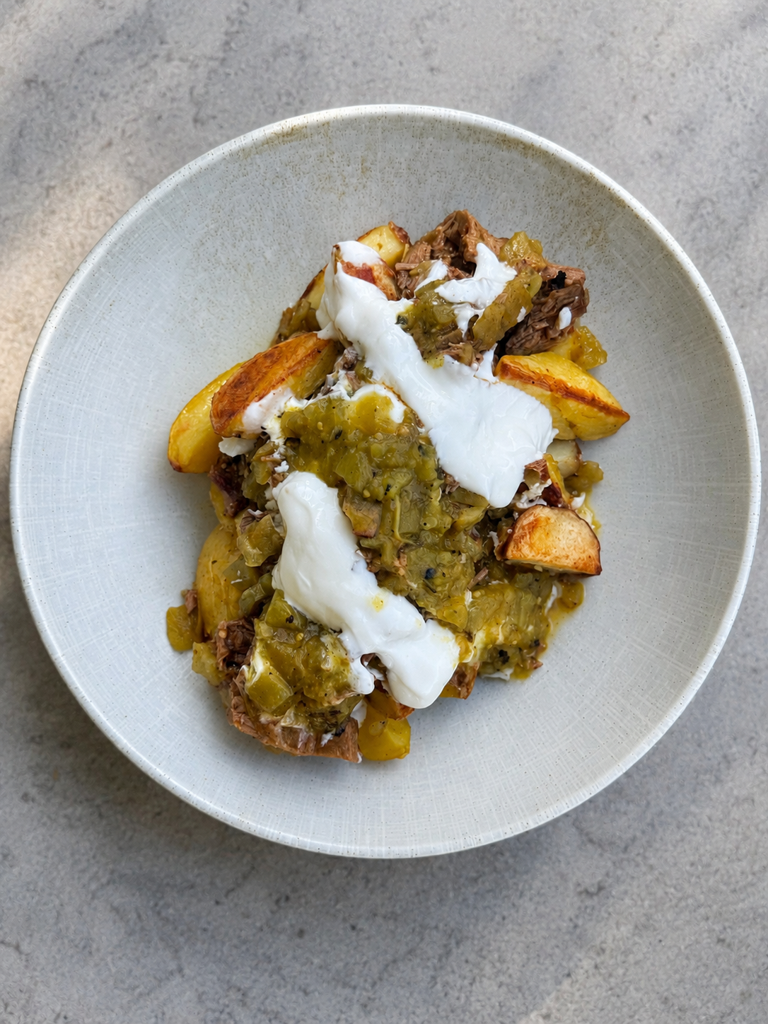 Pork Green Chili Bowl